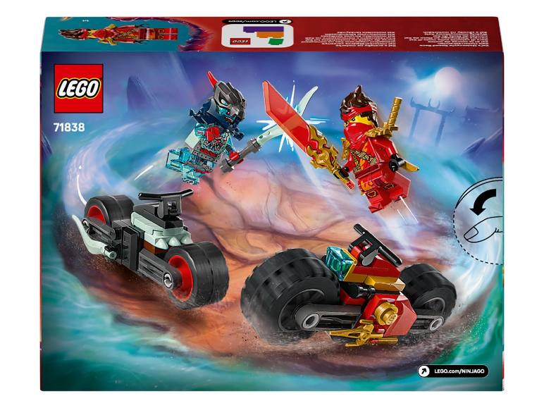 LEGO Ninjago Set mit Motorrädern und Minifiguren, 71838