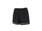 Schwarze Sportshorts mit weißen Rändern