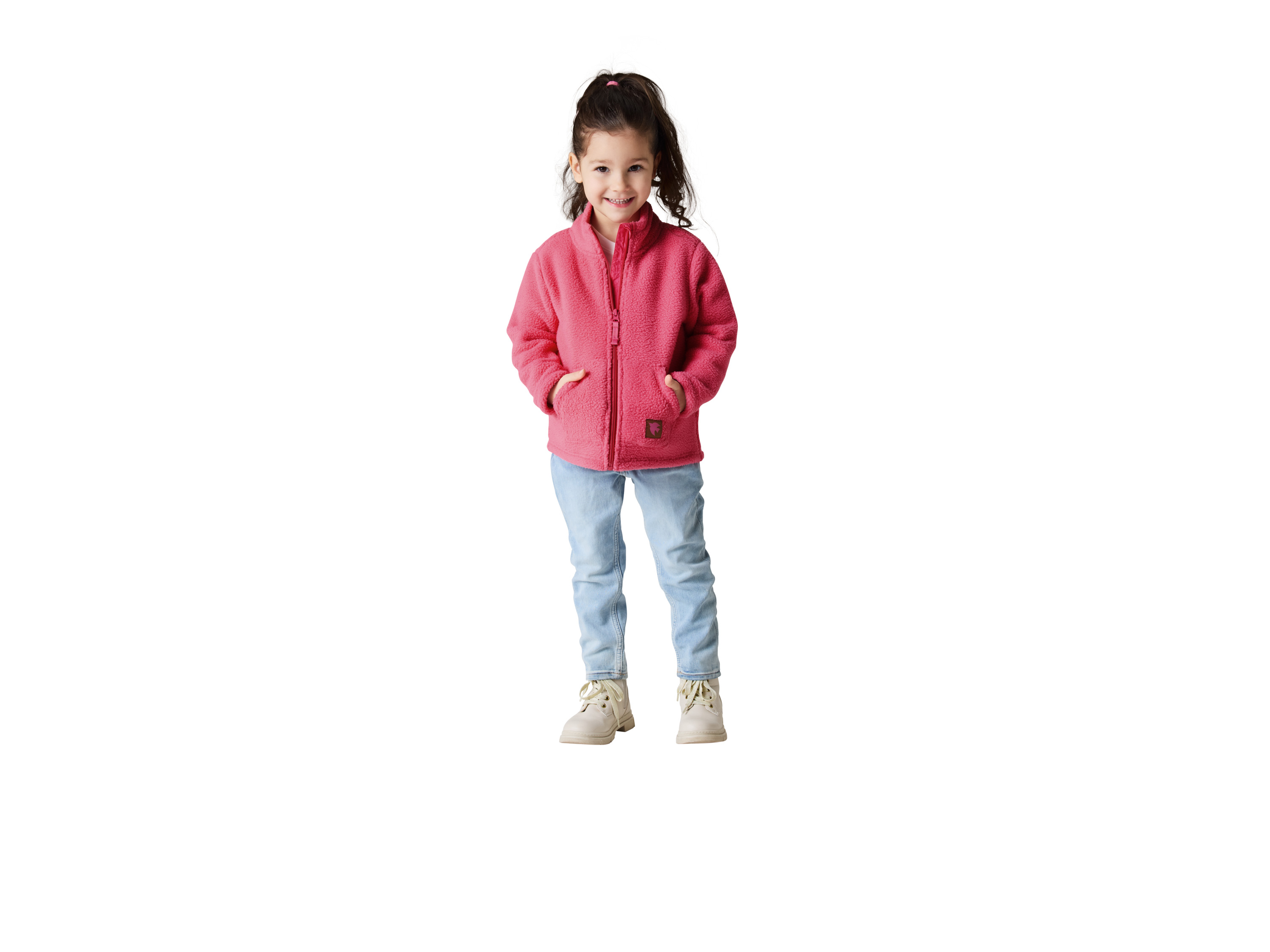 LUPILU® Kinder Fleecejacke (Pink, 110/116) – Bild 2 von 4