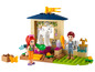 LEGO Friends Set mit einem Pony, zwei Figuren und einem Stall.