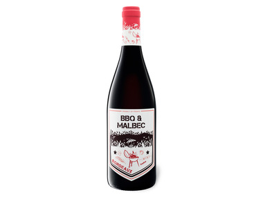Jetzt im Angebot 6 x 0,75-l-Flasche BBQ Bordeaux … Malbec AOP & trocken