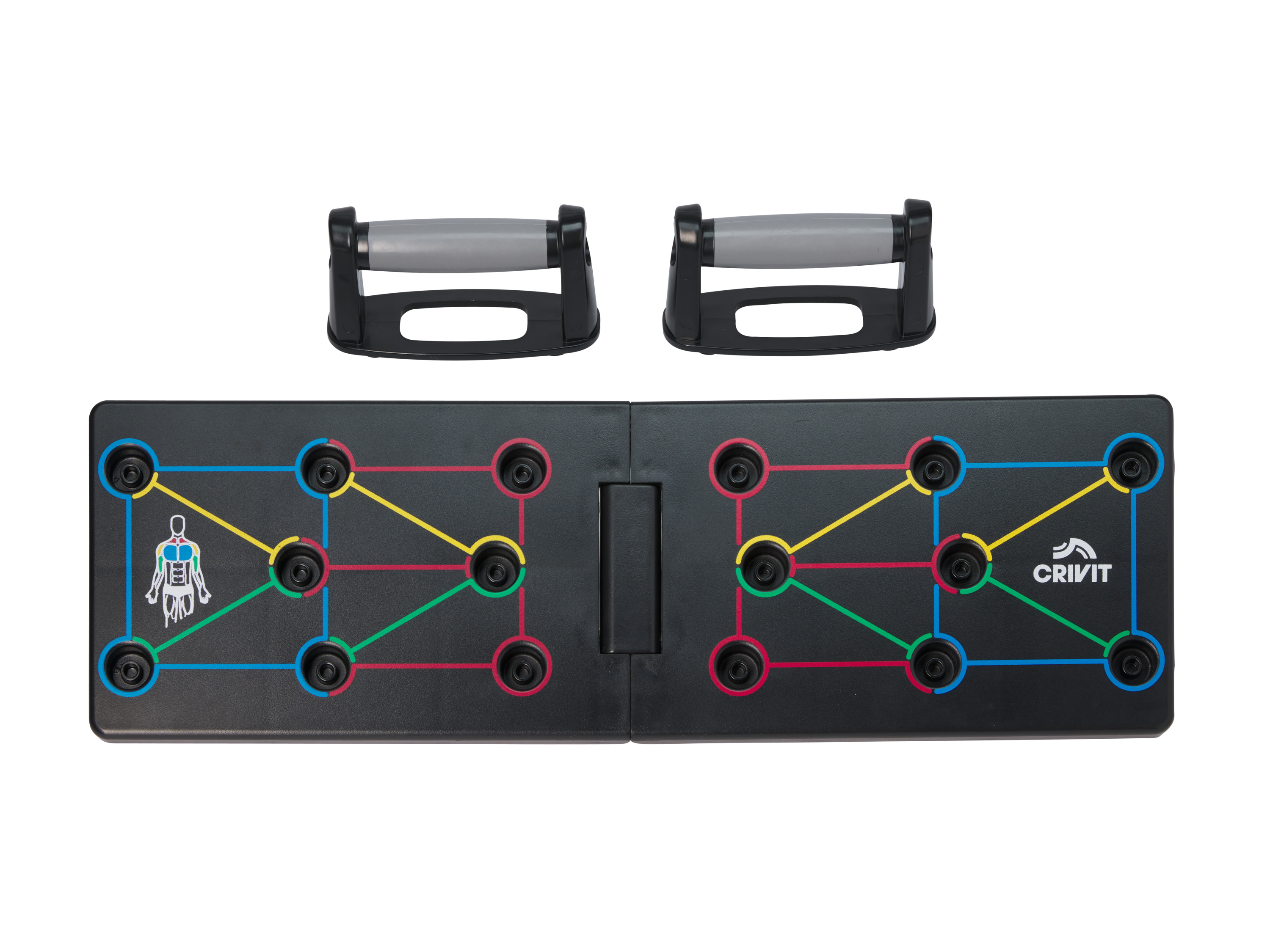 CRIVIT Push-up-Board / Kurzhantel-Set / Kettlebell - 6