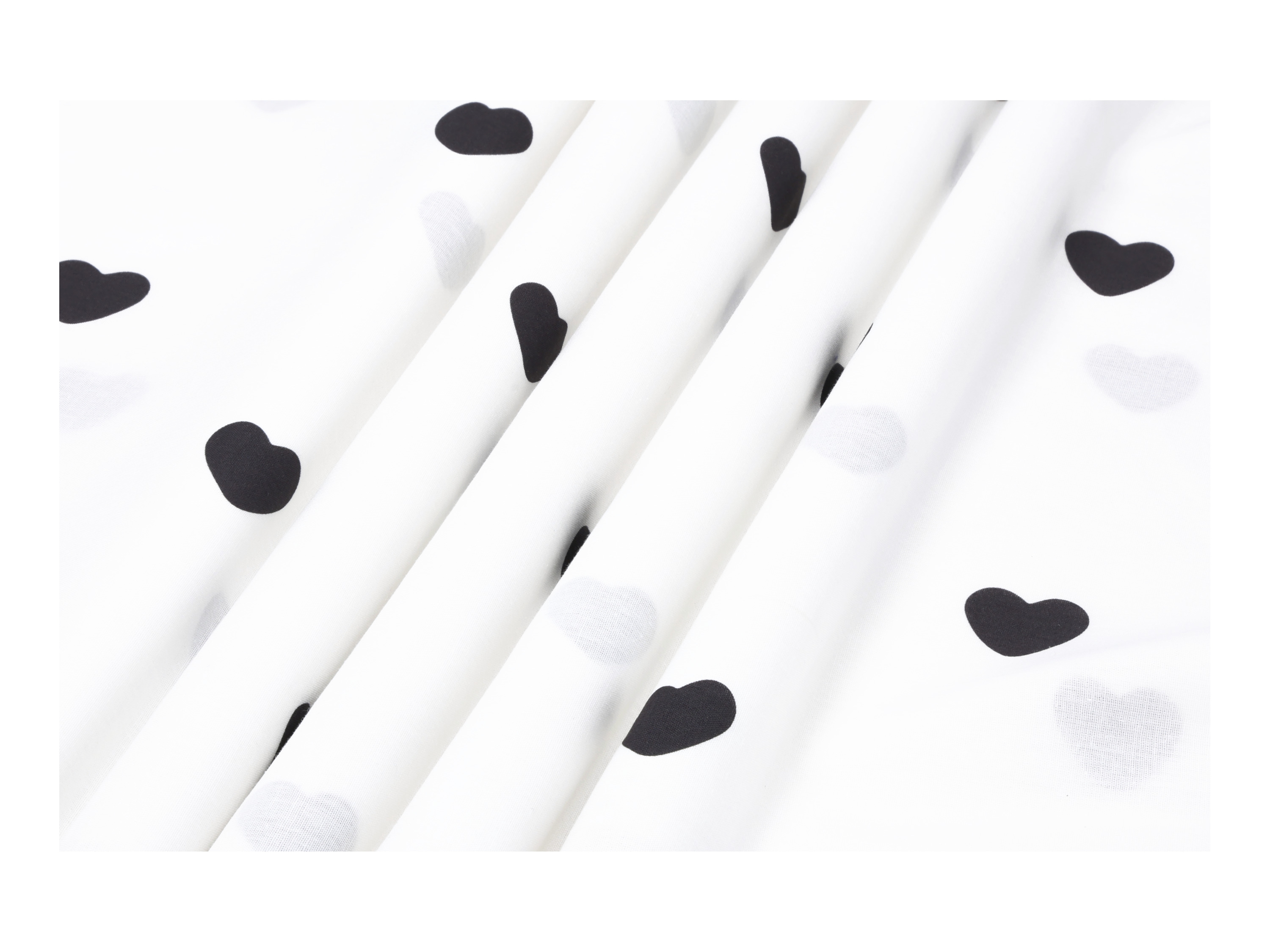 Thumbnail - LIVARNO® Bettwäsche Edel-Renforcé 135 x 200 cm (Weiß/schwarz)