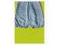 Blaue Jeans-Babyshorts mit elastischem Bund.