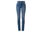 Dunkelblaue Skinny Jeans für Damen.