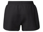 Schwarze Sport Shorts mit elastischem Bund.