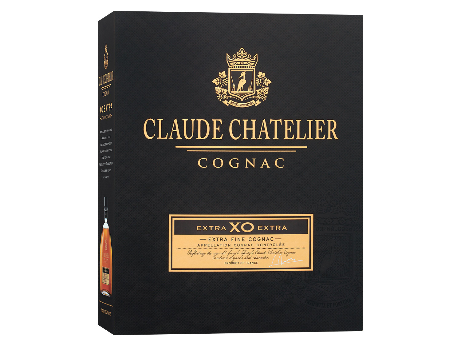 Claude Chatelier XO Cognac mit Geschenkbox 40% Vol