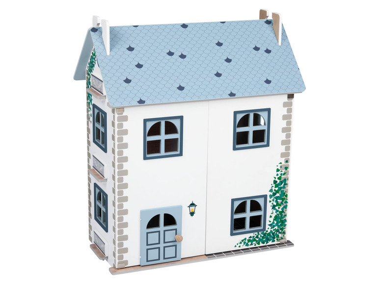 Gehe zu Vollbildansicht: Playtive Holz Puppenhaus »Cabinet«, drei Etagen, aufklappbar - Bild 2