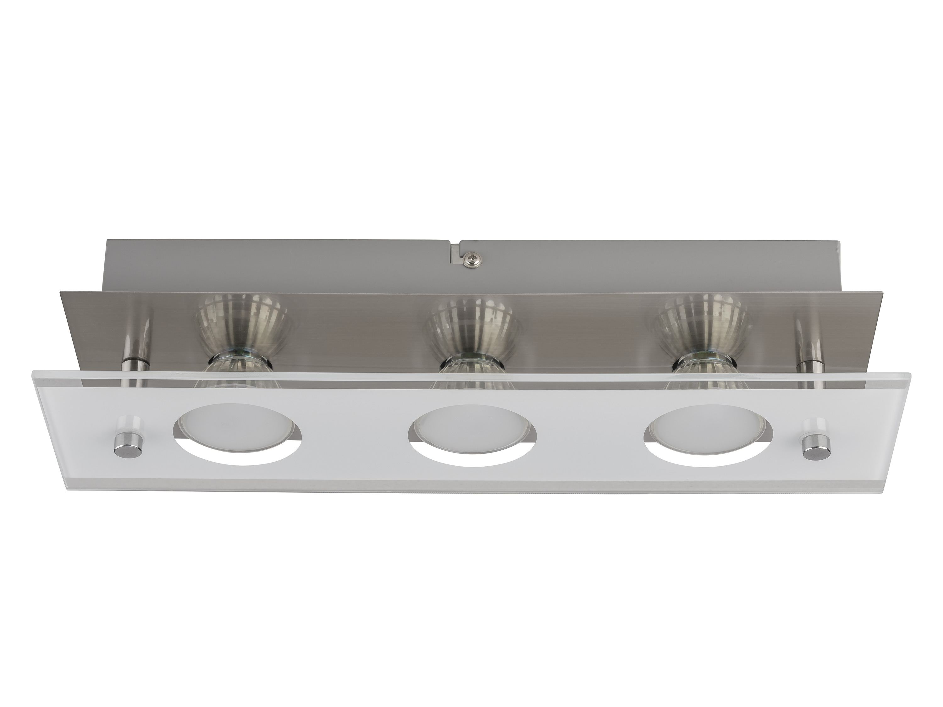 LIVARNO home Wand-/ Deckenleuchte LED 3 flmg. (eckig groß) | 04055334953375