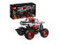 LEGO Technic Monster Jam ThunderROARus Rückzieh-Truck und Karton.