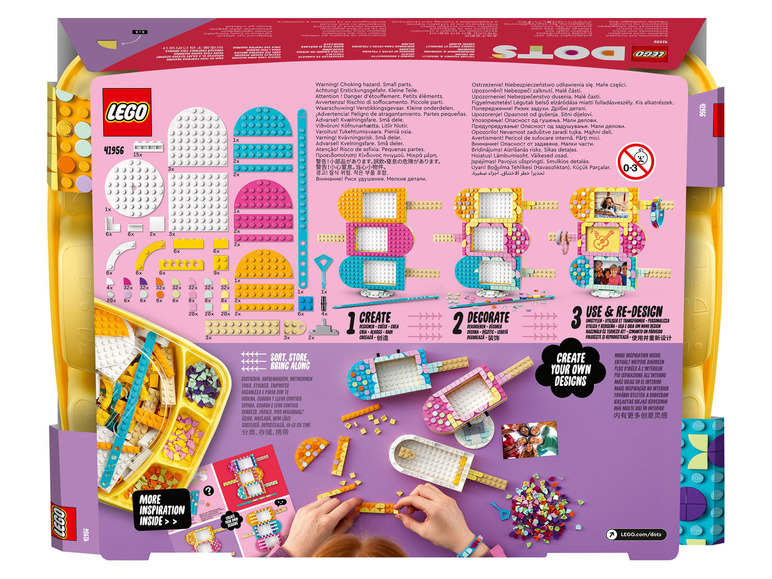 Gehe zu Vollbildansicht: LEGO® DOTs 41956 »Eiscreme Bilderrahmen & Armband« - Bild 7