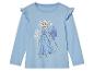 Hellblaues Langarmshirt für Mädchen mit Elsa aus Frozen.