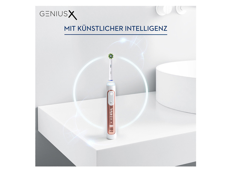 Gehe zu Vollbildansicht: Oral-B Genius X Elektrische Zahnbürste, rosegold - Bild 9