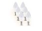 Sechs LED-Lampen mit E14-Sockel.