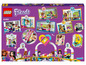 LEGO Friends Spielset mit Foodtruck und verschiedenen Minifiguren.
