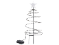 Leuchtender Spiral-Weihnachtsbaum mit Stern, batteriebetrieben.