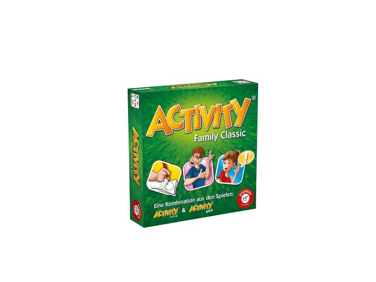 Activity Family Classic Brettspiel, eine Kombination aus Activity Original und Junior.