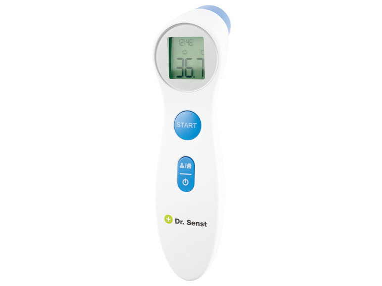 2in1, Senst Infrarot-Sensor Dr. mit Stirn-Thermometer,