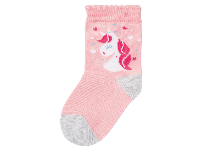 Gehe zu Vollbildansicht: lupilu Kleinkinder Mädchen Socken, 7 Paar, mit Bio-Baumwolle - Bild 16