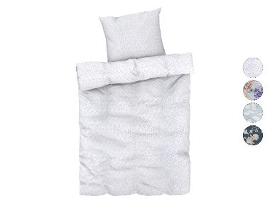 LIVARNO home Mikrofaser-Satin-Bettwäsche, 155 x 220 cm