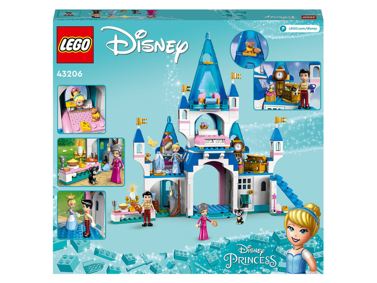 LEGO Disney Princess Schloss mit Cinderella-Puppen