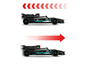 Ein LEGO Technic Formel-1-Rennwagen mit Petronas- und Ineos-Sponsoring.