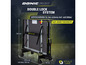 Ein Donic Style Line 800 Outdoor Tischtennistisch mit Doppelverriegelungssystem.