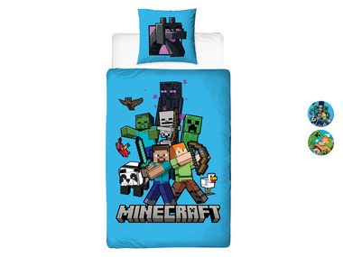 Minecraft Wendebettwäsche, 135 x 200 cm