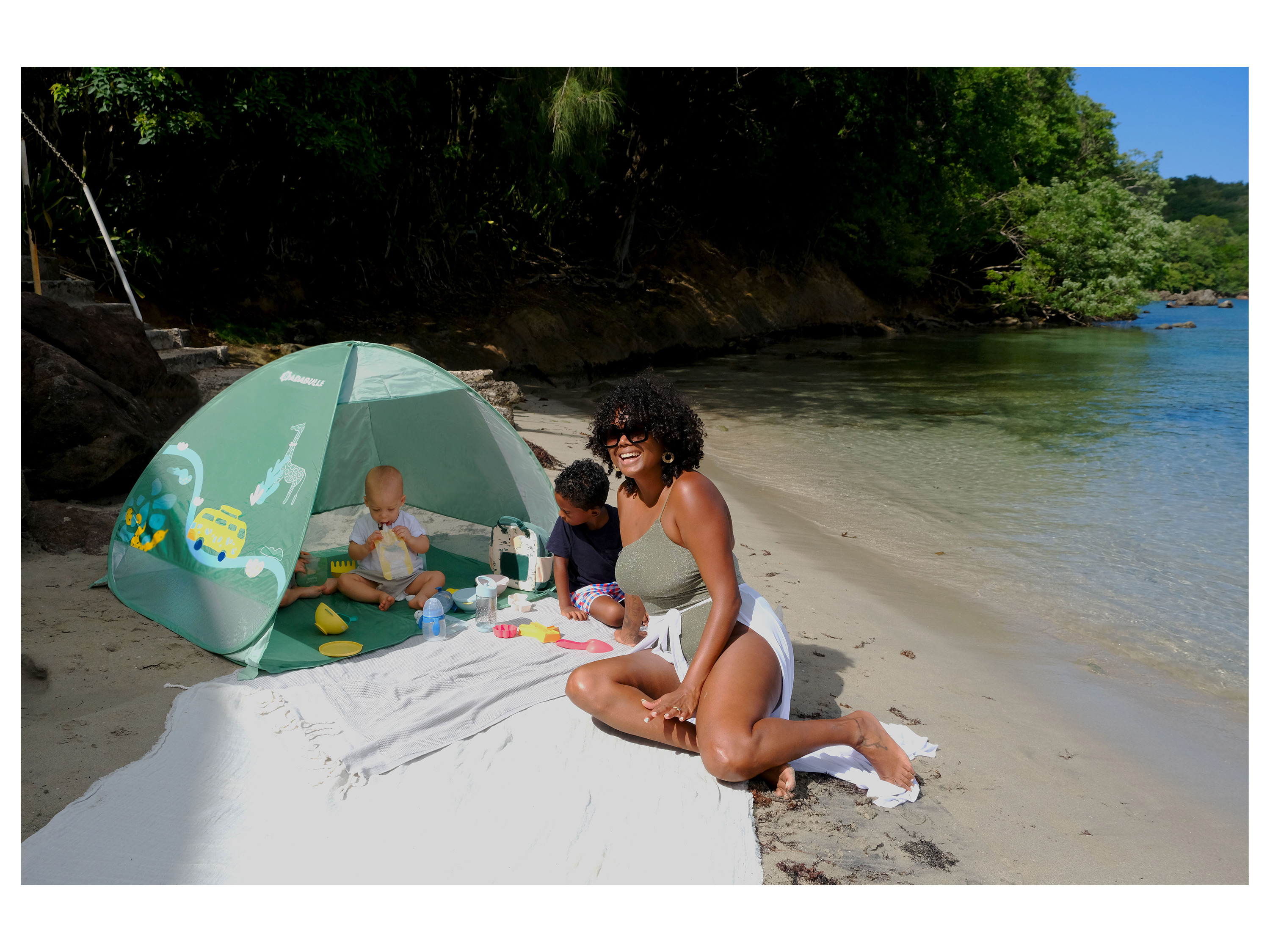 Thumbnail - Badabulle Strandmuschel »Safari«, mit UV-Schutz""