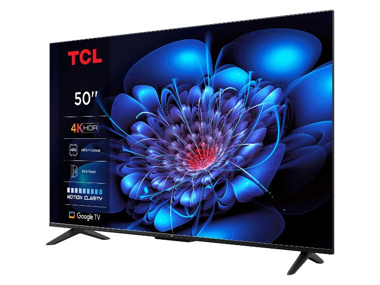 50-Zoll 4K HDR Fernseher mit AiPQ Prozessor und Google TV.