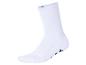 Weißer Sportsocken mit schwarzen Details an der Fußsohle