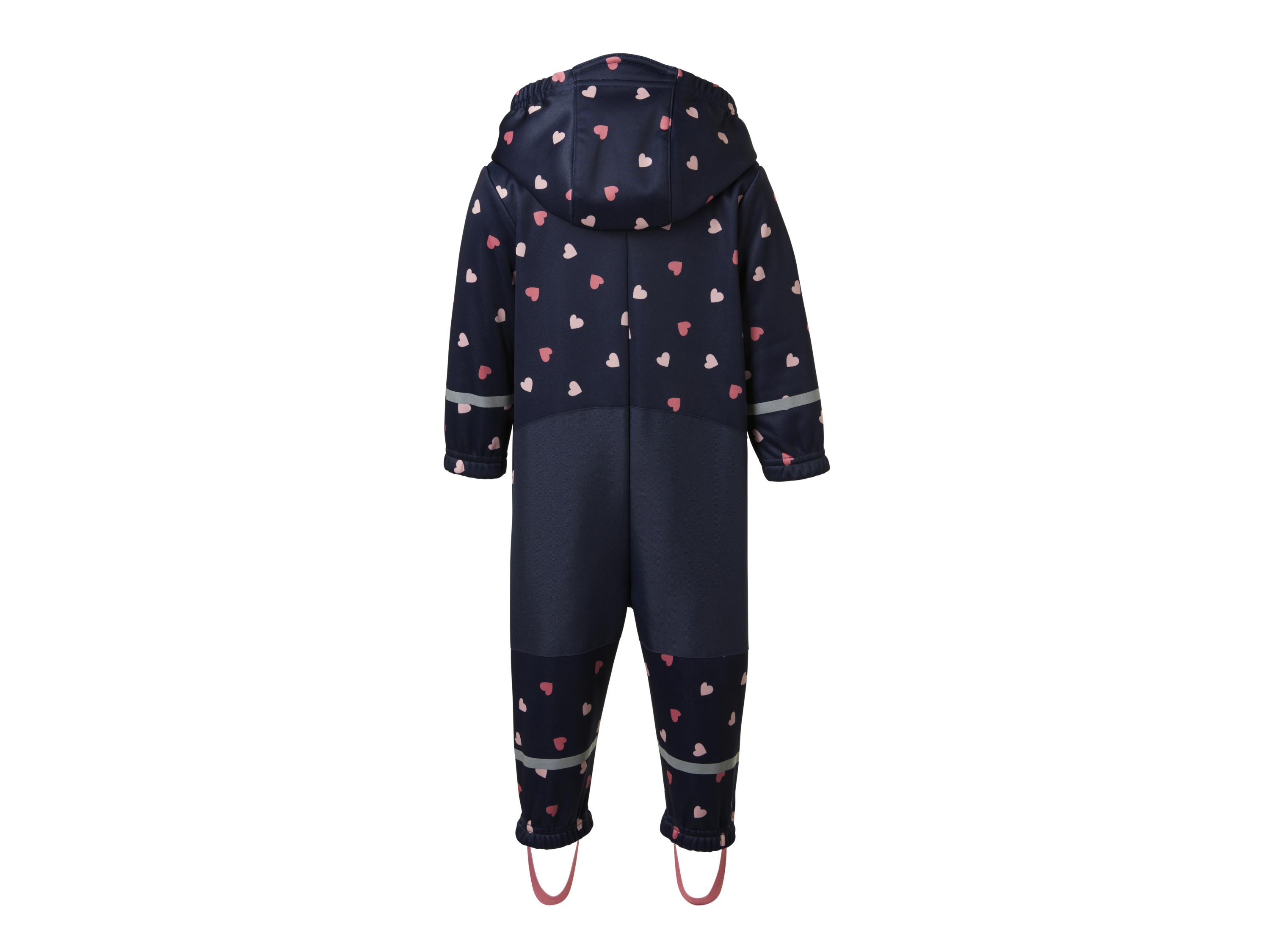 LUPILU® Baby Kleinkinder Matsch- und Buddel-Overall Softshell, gefüttert (Navy, 110/116) – Bild 3 von 4