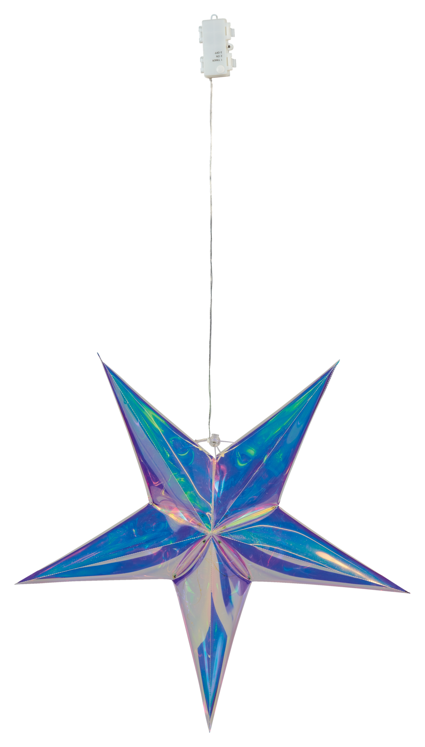 Thumbnail - LIVARNO home Faltbarer Stern »Holographic 3D« (5 Punkte Stern)