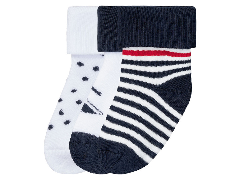 Gehe zu Vollbildansicht: lupilu® Baby Socken, 3 Paar, mit hohem Bio-Baumwollanteil - Bild 7