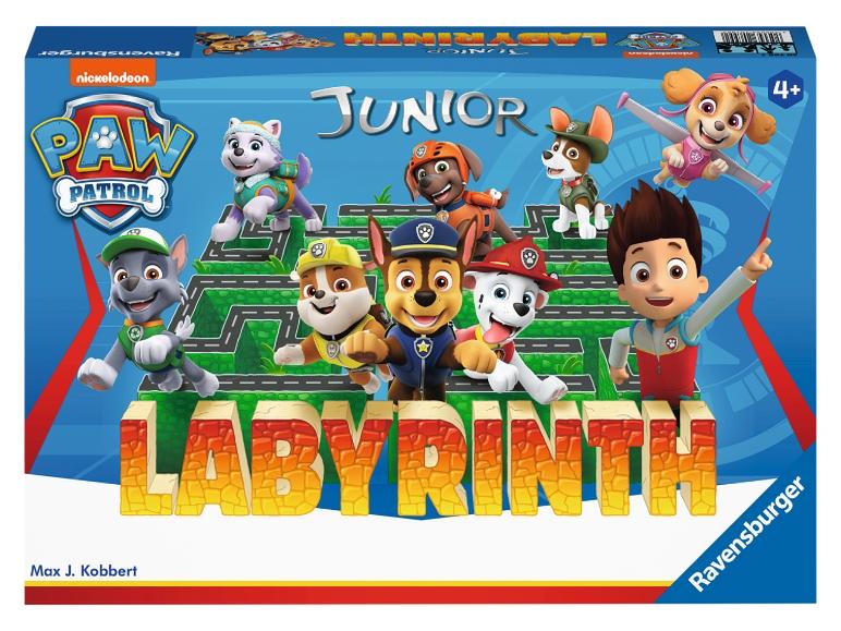 Nickelodeon Paw Patrol Labyrinth Junior Brettspiel für Kinder ab 4 Jahren.
