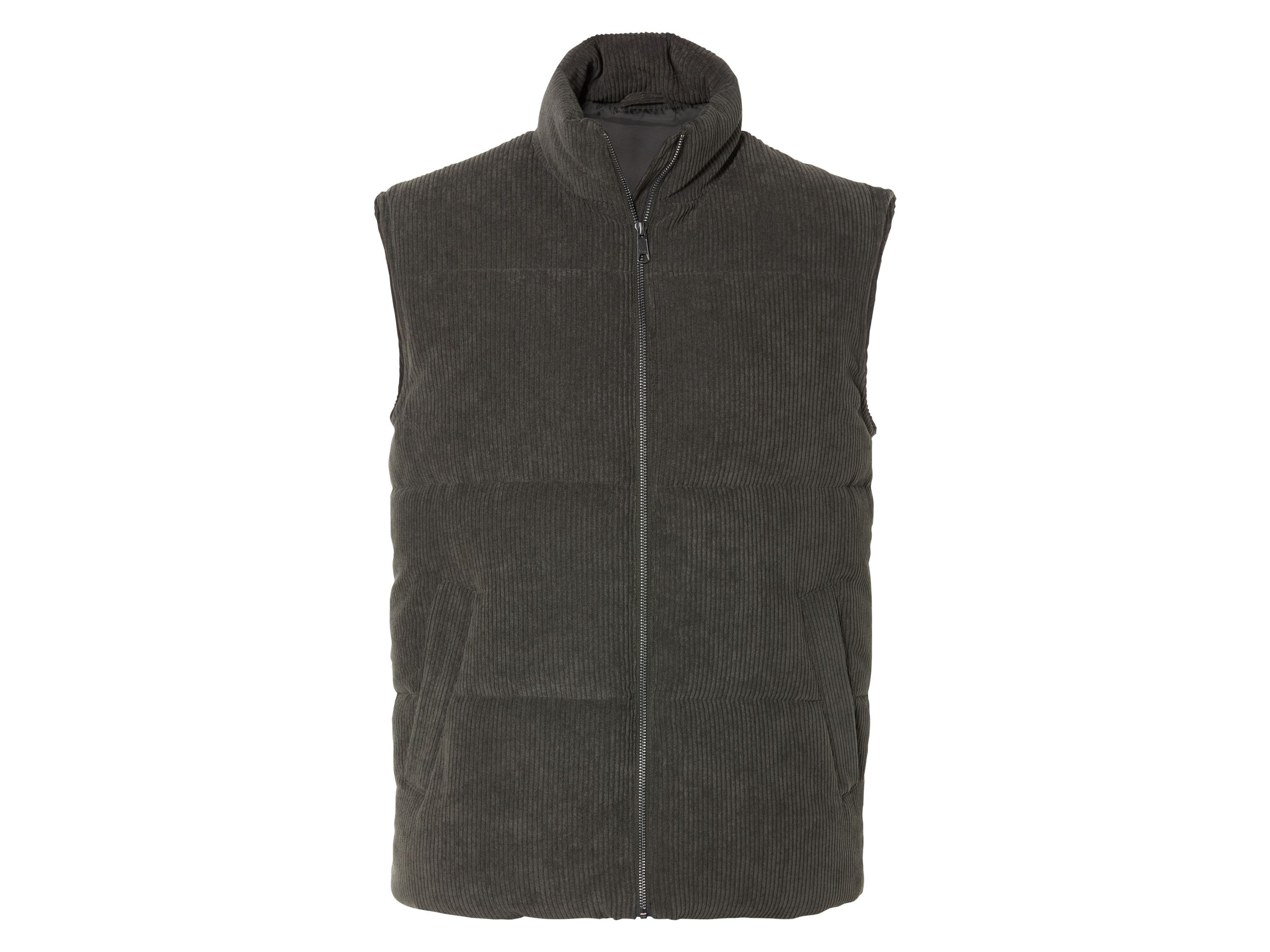 LIVERGY® Herren Weste (Grau, L(52/54))““ | wasserabweisendes Obermaterial, durchgehendem Reißverschluss Schnitt: – Kragenform: hoher Stehkragen Material: Obermaterial/Futter: Polyester, Wattierung: Polyester recycelt Pflegehinweis: waschen bei max. 40 °C nicht bleichen schonende Trocknung im Wäschetrockner bei max. 60 °C nicht bügeln nicht trockenreinigen Größe: S44/46 – Xxl60/62 Meine Lidl-Größe – so einfach gehts Einfach den Lidl-Größenrechner besuchen. Für deine Personengruppe und Produktgruppe die gemessenen Körpermaße eintragen und dann den Berechnen-Button betätigen. Schon wird dir deine Größe angezeigt. Oeko-Tex® Standard 100 Geprüft auf Schadstoffe Zertifizierungsnummer: 19.Hcn.86404 Hohenstein Htti Standard 100 by Oeko-Tex® ist die weltweit bekannteste, unabhängige Zertifizierung schadstoffgeprüfter Textil- und Lederprodukte aller Art – vom Garn und den Stoffen bis hin zum gebrauchsfertigen Artikel. Das Label bestätigt