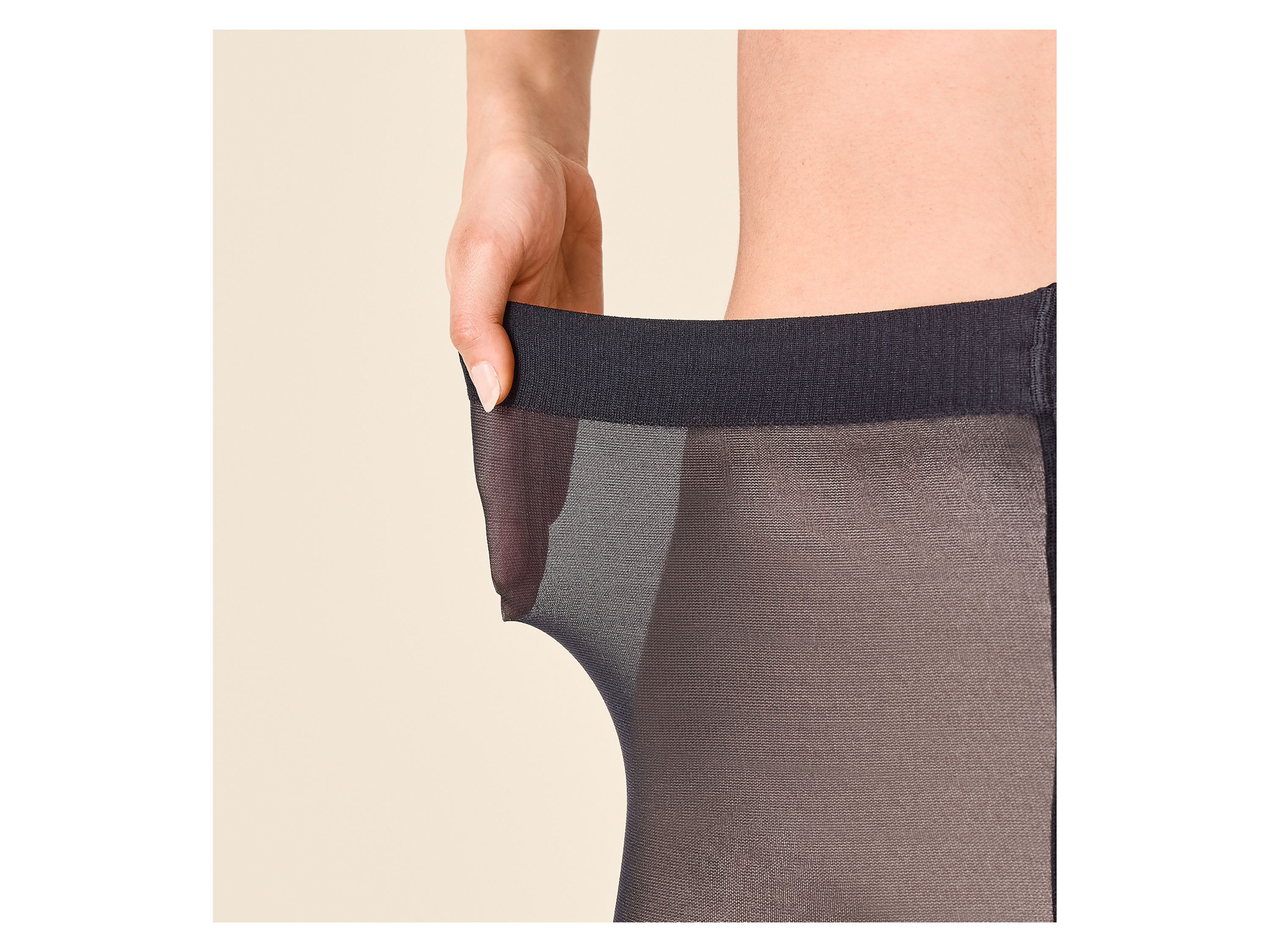 ESMARA® Thermoleggings / Thermostrumpfhose / Thermokniestrümpfe (Strumpfhose, Schwarz, S(36/38)) – Bild 4 von 4