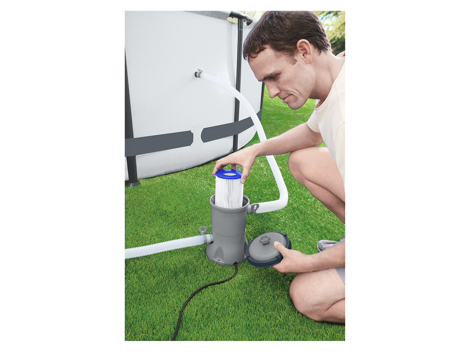 Thumbnail - Bestway Filterpumpe 3.028 l/h