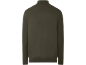 Herren-Rollkragenpullover in Olivgrün, Rückansicht