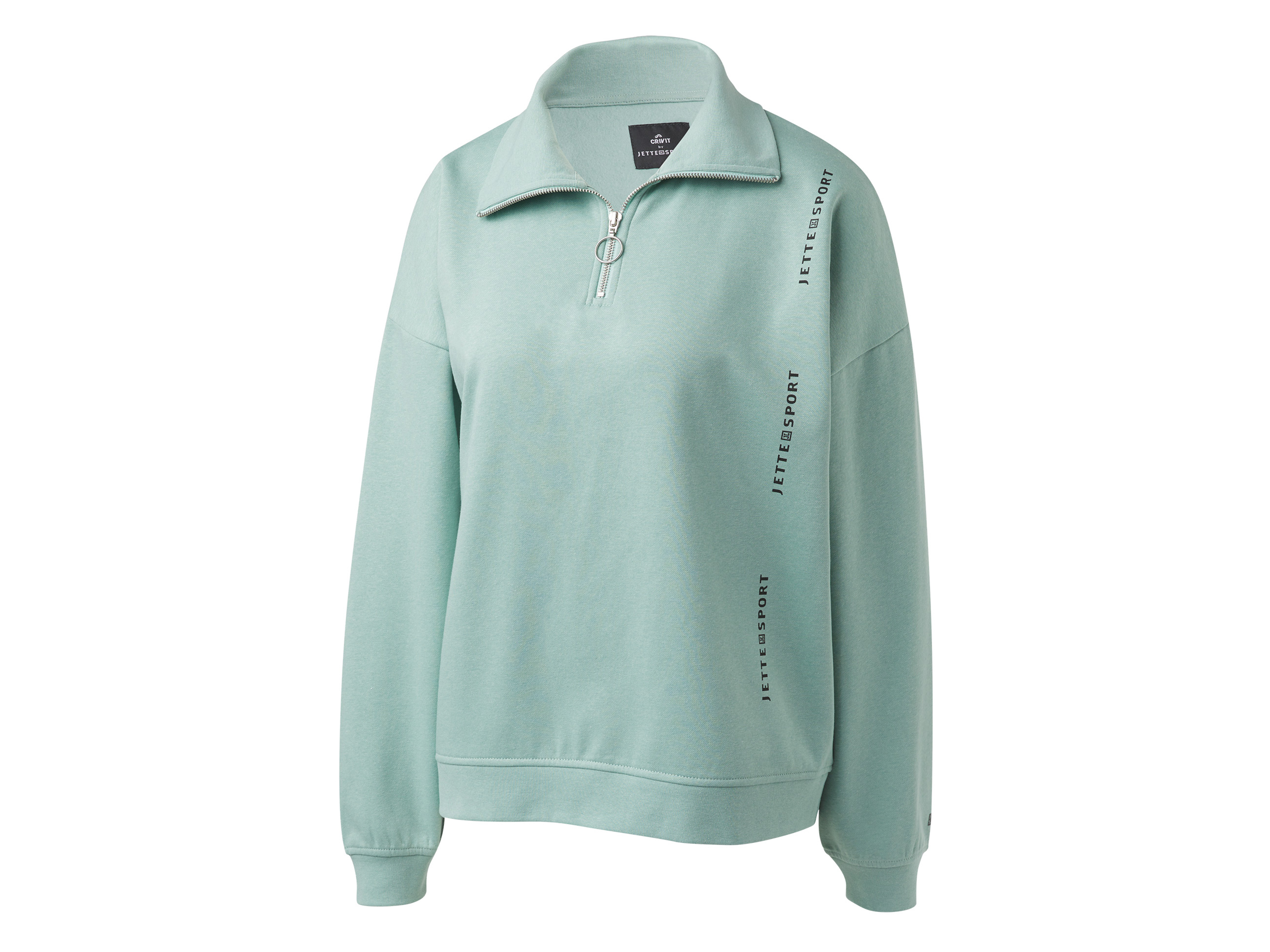 CRIVIT by Jette Sport Damen Sweatpullover mit HeiQ Mint Technologie (Türkis, XS(32/34)) | 04334036086988