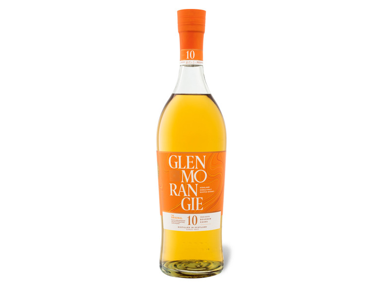 Glenmorangie Original Highland Single Malt Scotch Whisky 10 Jahre 40% Vol | Whisky