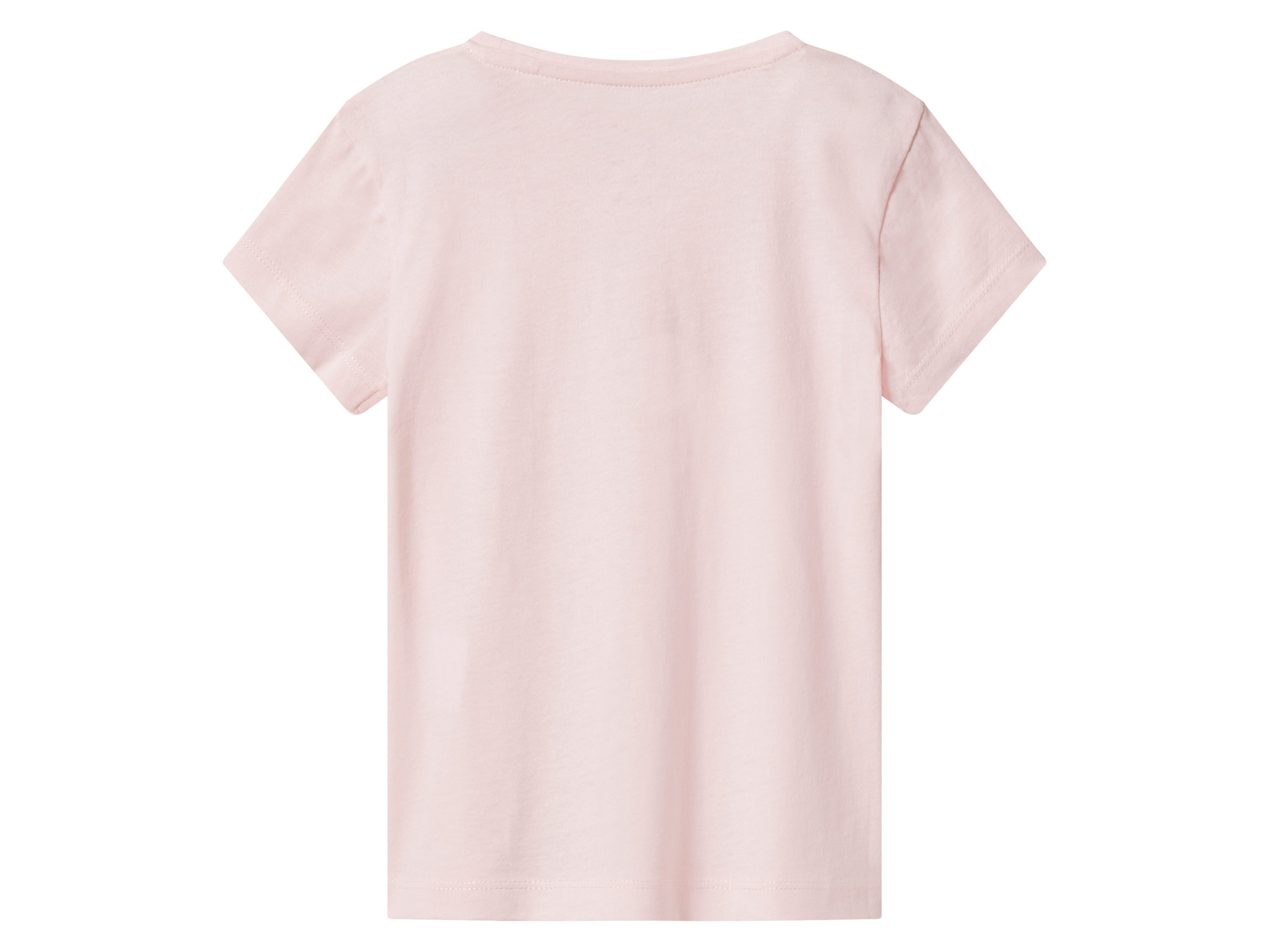 Thumbnail - lupilu® Kleinkinder T-Shirt, 2 Stück (rosa/mint, 122/128)