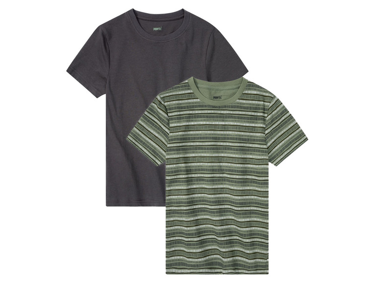 Gehe zu Vollbildansicht: PEPPERTS® Jungen T-Shirt, 2 Stück, mit Rundhalsausschnitt - Bild 8