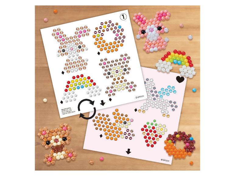 AQUABEADS Bastelstudio Starter Set: Hasen-, Regenbogen- und Bärenkreationen aus Perlen