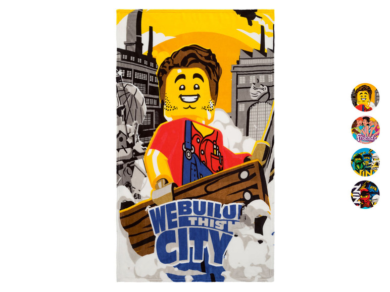 Gehe zu Vollbildansicht: LEGO Kuscheldecke, 100 x 150 cm - Bild 1