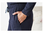 Dunkelblauer Schlafanzug-Hose mit Gummizug und Kordel