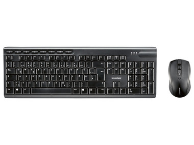 SILVERCREST® Tastatur und Maus Set, kabellos, mit USB-Nano-Empfänger