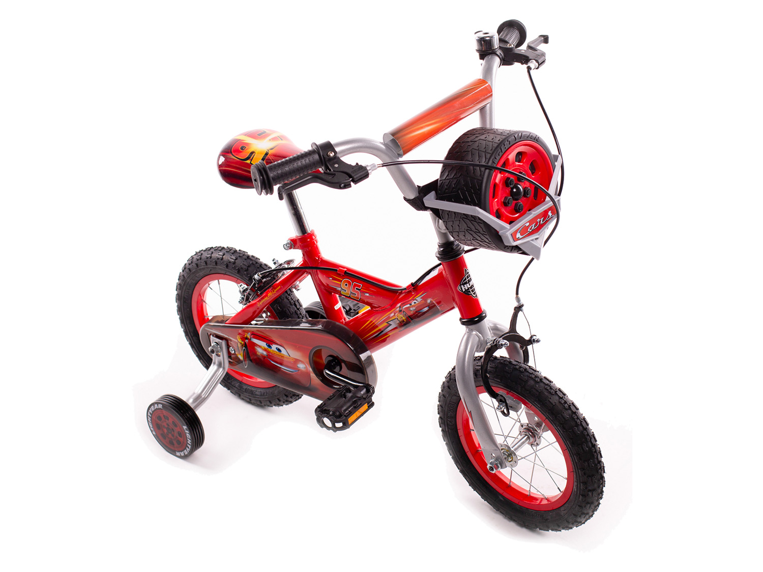 Thumbnail - Huffy Kinderfahrrad 12 Zoll (CARS, Rot)