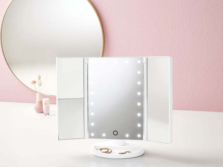 Gehe zu Vollbildansicht: LIVARNO home LED-Kosmetikspiegel »MKSLK 6 A2«, klappbar - Bild 12