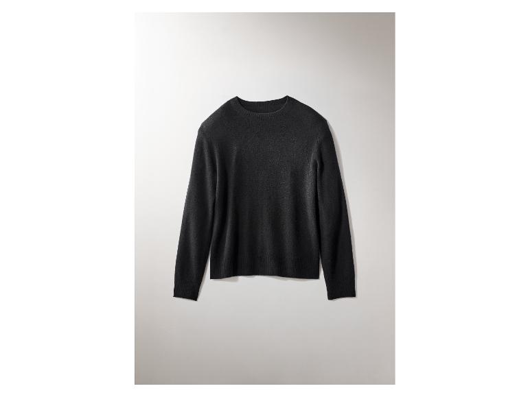 ESMARA® Damen Premium-Pullover aus 100 % Kaschmir in Schwarz